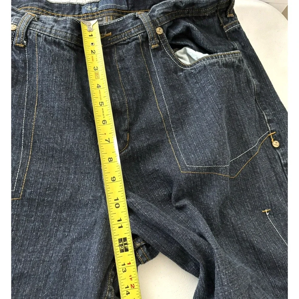 VTG‎ Exsto Y2K Wide Leg Baggy Jeans Size 36x30 High Rise Distressed Streetwear